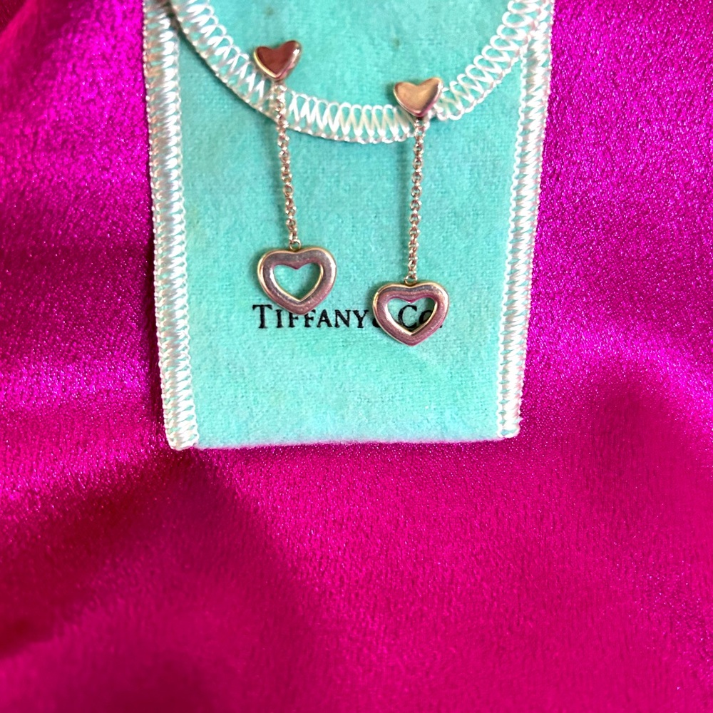 Tiffany Heart Drop Earrings